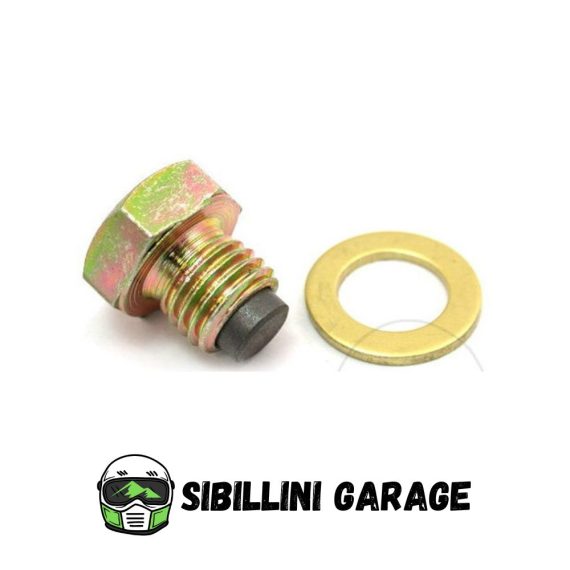 Tappo Scarico Olio con Calamita M12X1,50 adattabile a Moto Vintage Honda CB 400 500 750 FOUR KAWASAKI KZ